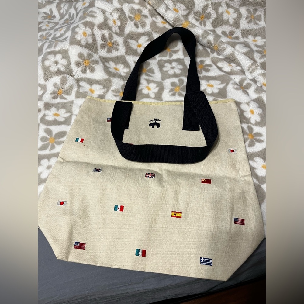 Brooks Brothers flag tote bag